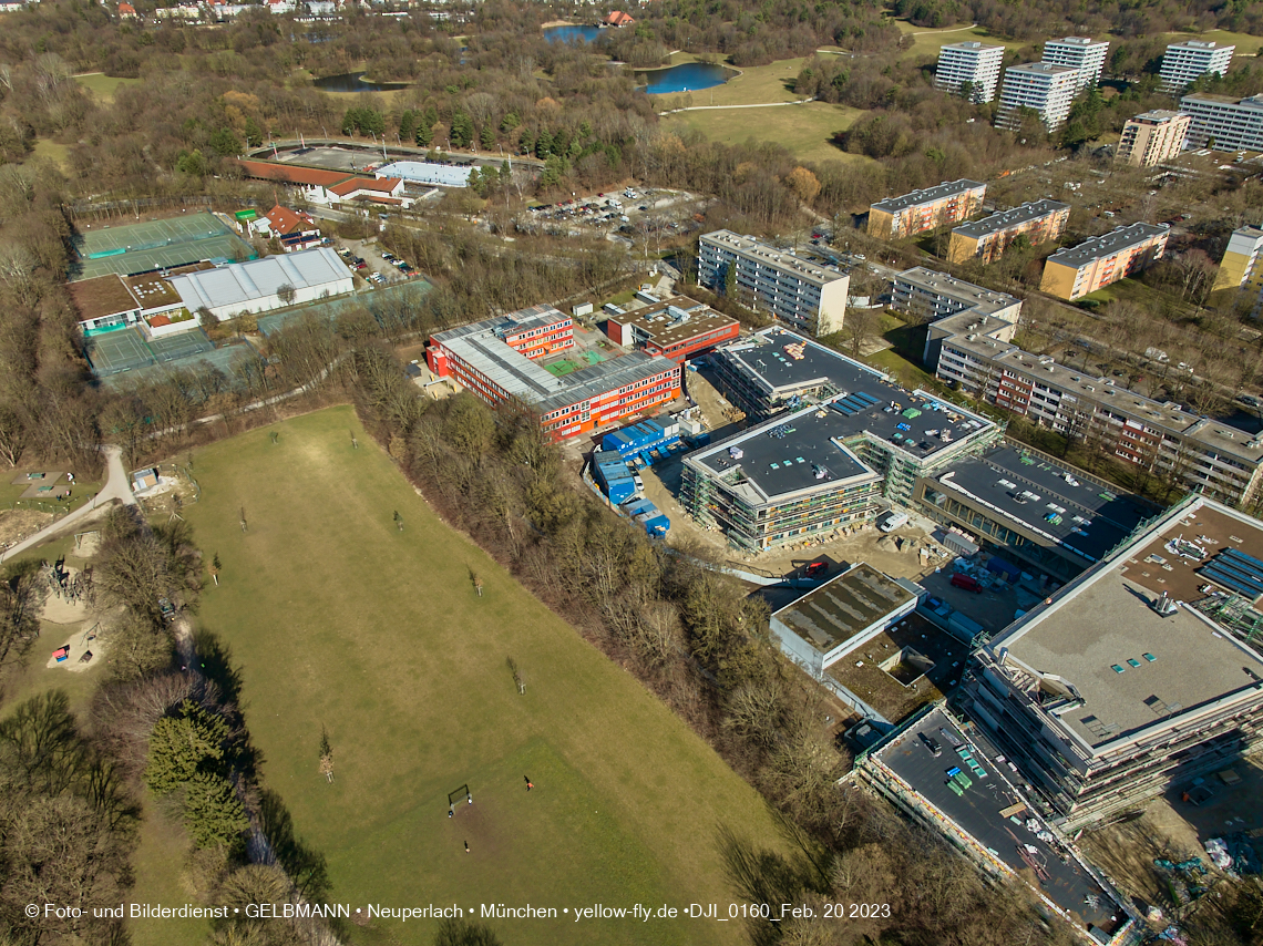 20.02.2023 -  der verschwundene Hachinger Bach in Neuperlach und Berg am Laim